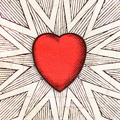 HEARTS medium squares & circles, small ovals, hearts