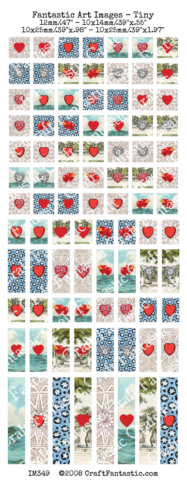 Hearts BUNDLE - 6 Sheets