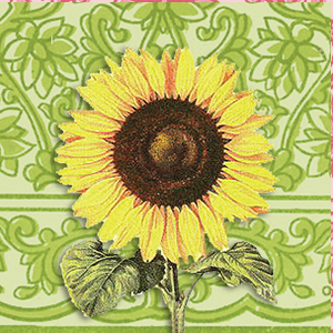 SUNNY FLOWERS long rectangle size