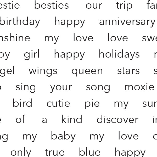 Collage Words BUNDLE - 5 Sheets