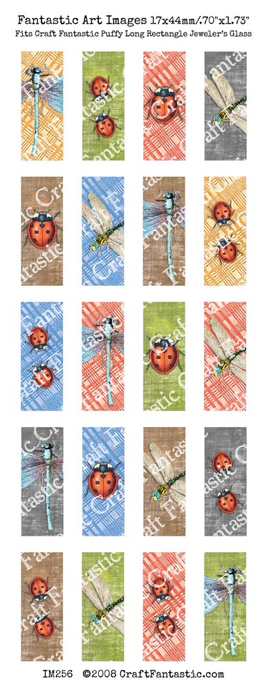 Ladybugs and Dragonflies BUNDLE - 6 Sheets