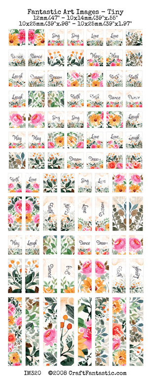 Bloom Watercolor BUNDLE - 6 Sheets