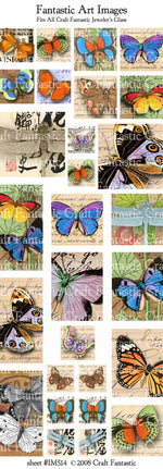 Butterflies Image Sheet