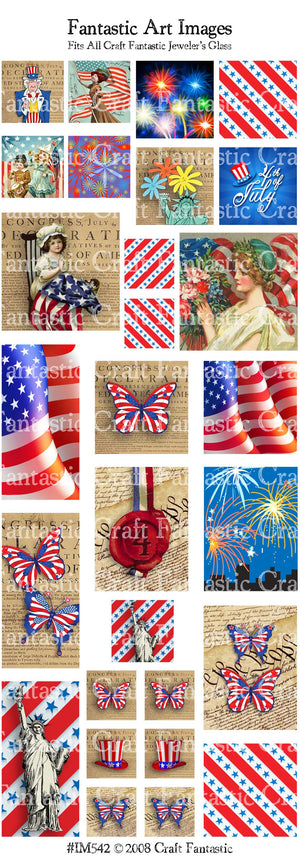 4th OF JULY all jeweler's glass sizes