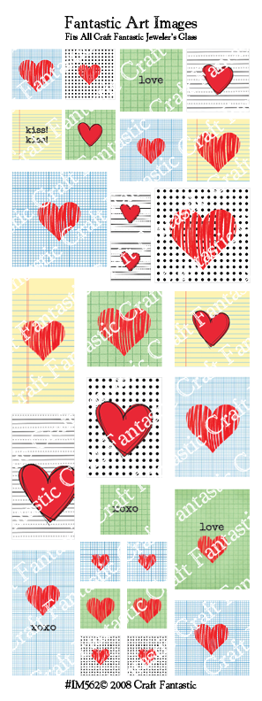 Graphic Hearts BUNDLE - 3 Sheets