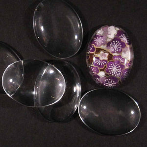 Large Glass Ovals